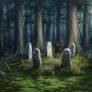 Swamp stone circle