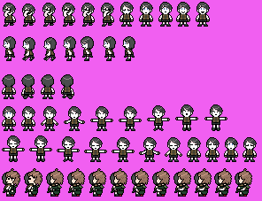 Mukuro Ikusaba Asriel Sprites By Zeoxdragon On Deviantart