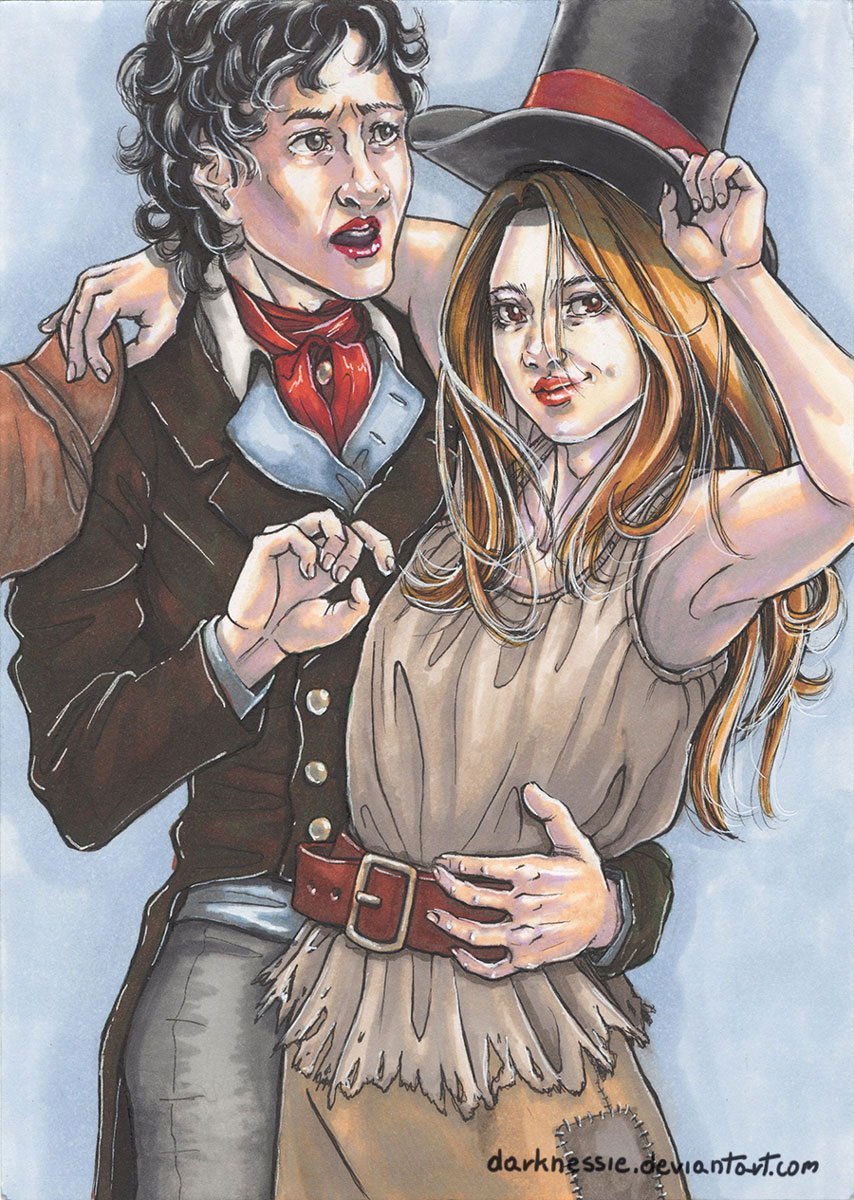 The daughter of wolf and beautiful boy