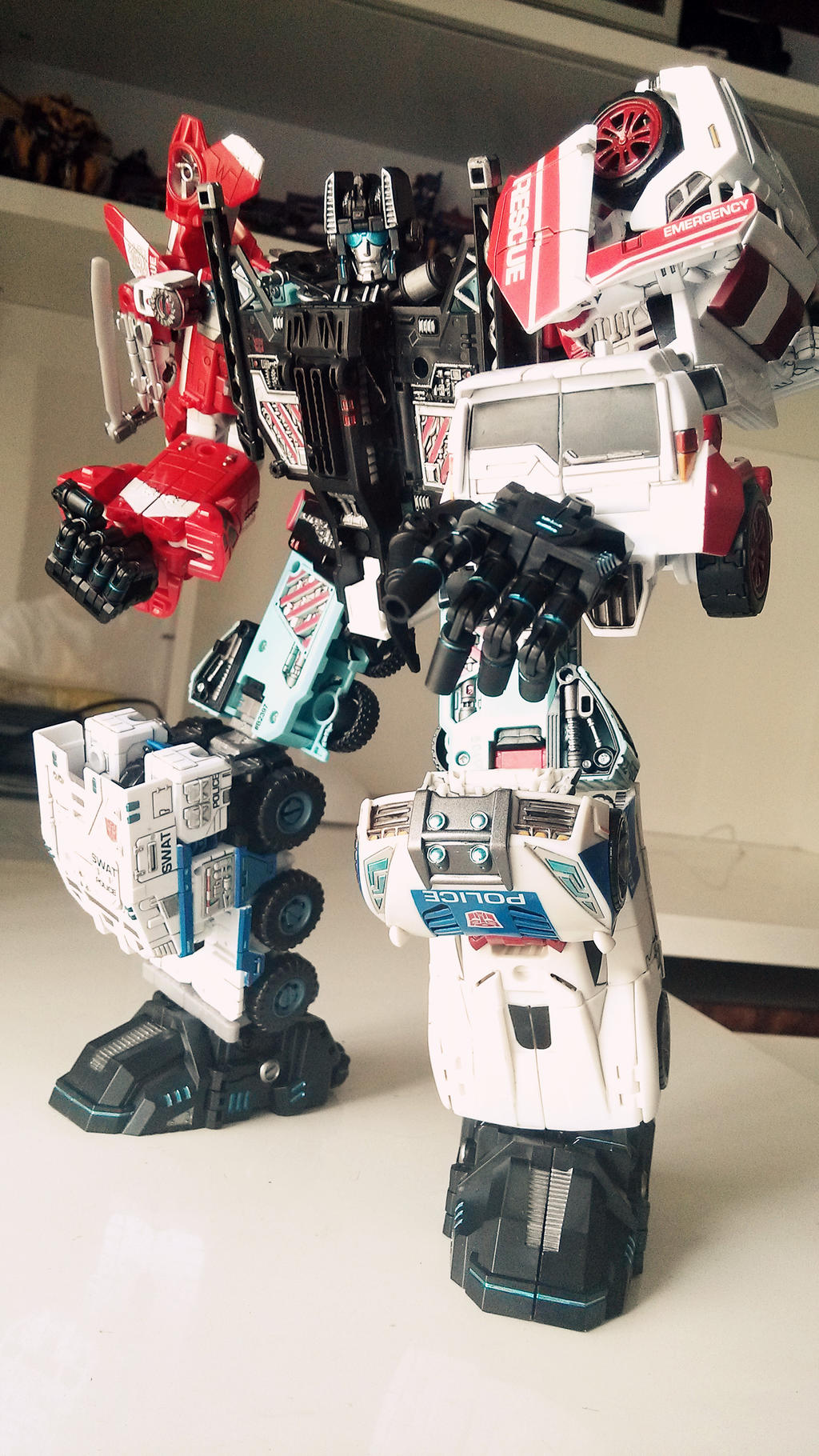 Combiner Wars Defensor 01 by smokescreen483 on DeviantArt