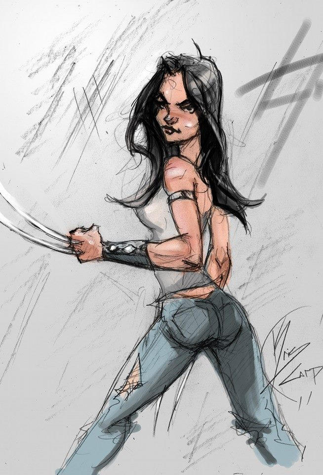 Draw X23 X 23 Sketch by Zarfire on DeviantArt