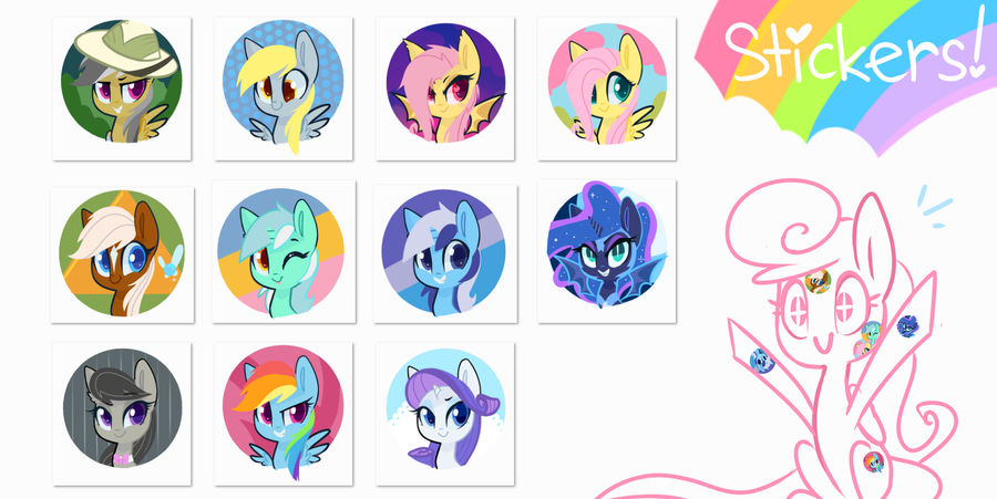 Mippl Sticker MLP Stickers! by Hollulu on DeviantArt