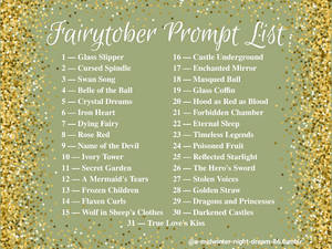 Fairytober Prompt List