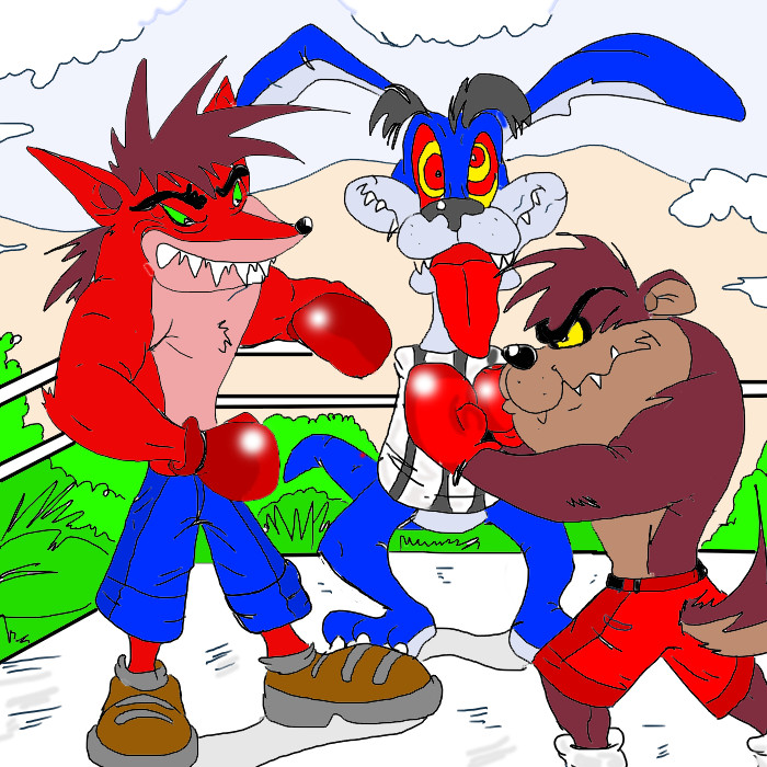 EVIL_CRASH VS TAZ_BOXING