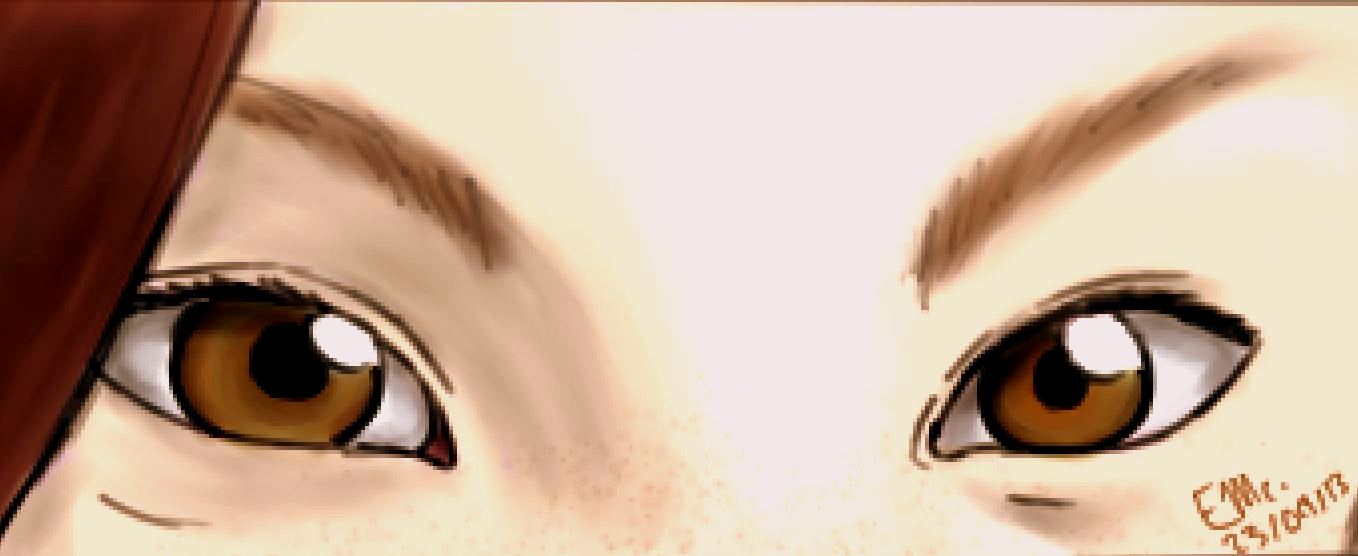 Realistic pair of eyes (practice)