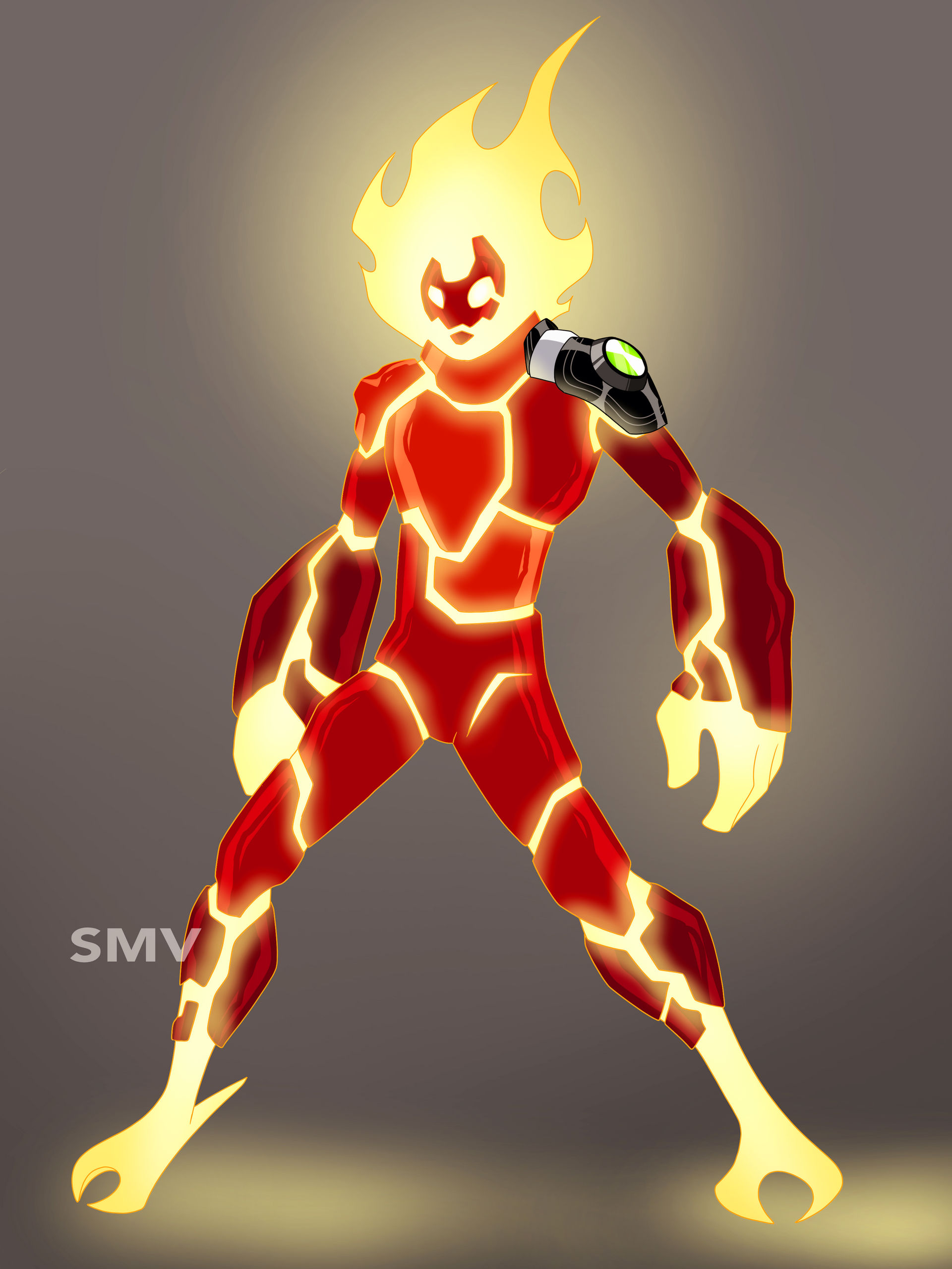 Heatblast Redesign by SmvArts on DeviantArt