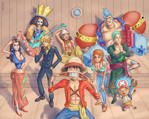 One Piece Watercolor