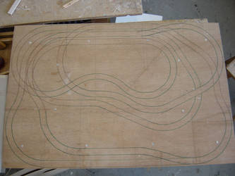 N-gauge layout - The Rabbit Warren making of 01