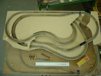 N-gauge layout - The Rabbit Warren making of 02