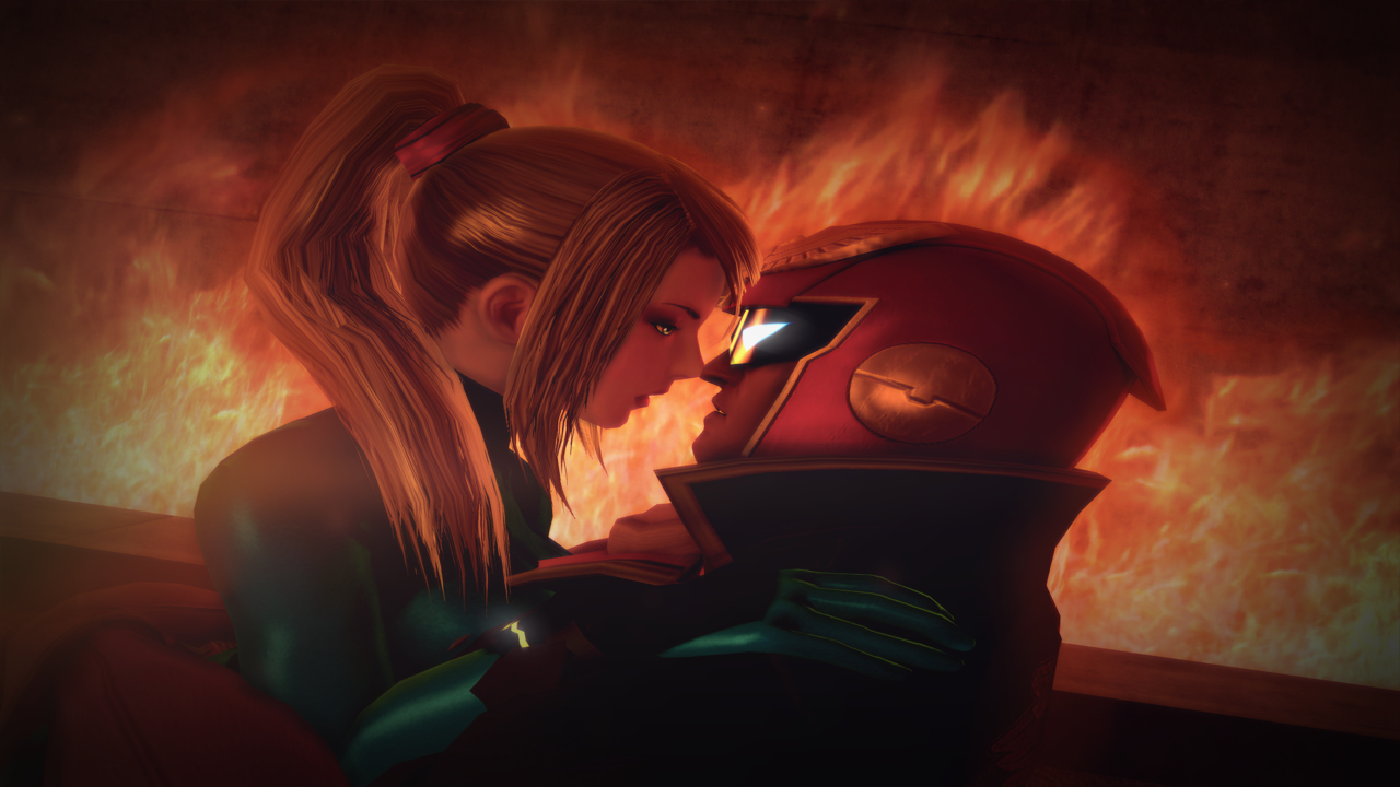 Captain Falcon x Samus: time alone