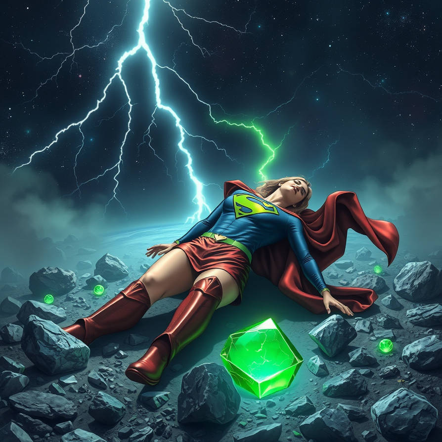 All Kryptonite's Rocks Supergirl Kryptonite Defeat by AISuperheroinePeril on DeviantArt