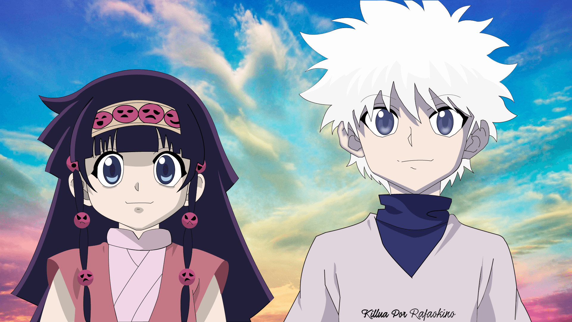 killua and alluka by rafaokino on DeviantArt killua and alluka by rafaokino on DeviantArt