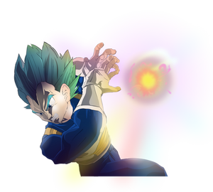 Super Saiyan God Vegeta: Xenoverse Gallick Gun