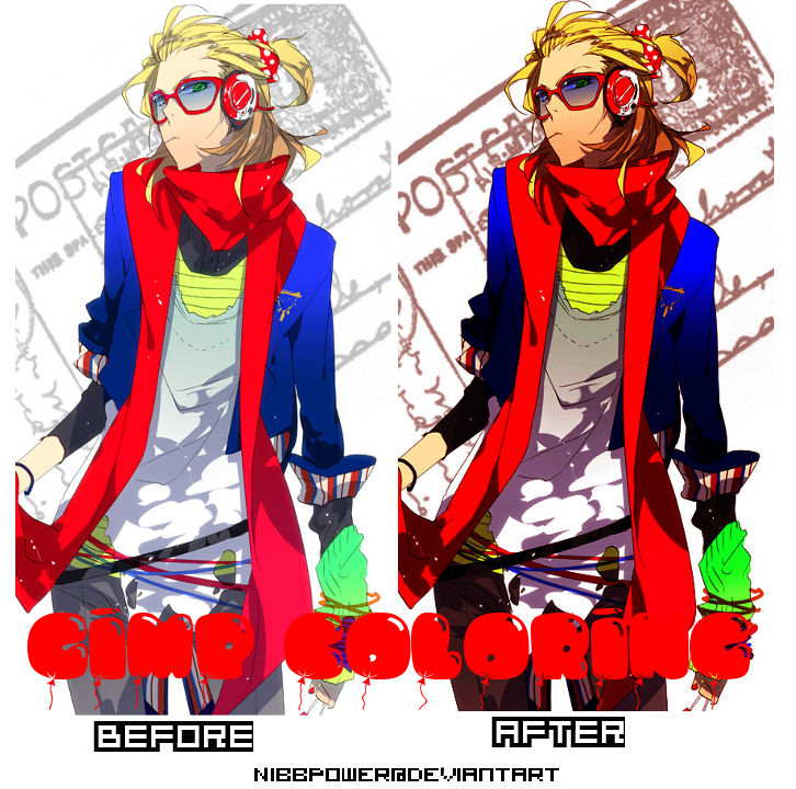 GIMP Coloring 2 by nibbpower on DeviantArt