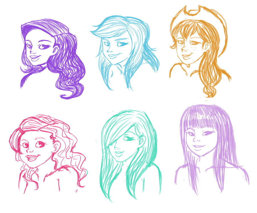 MANE 6 sketch