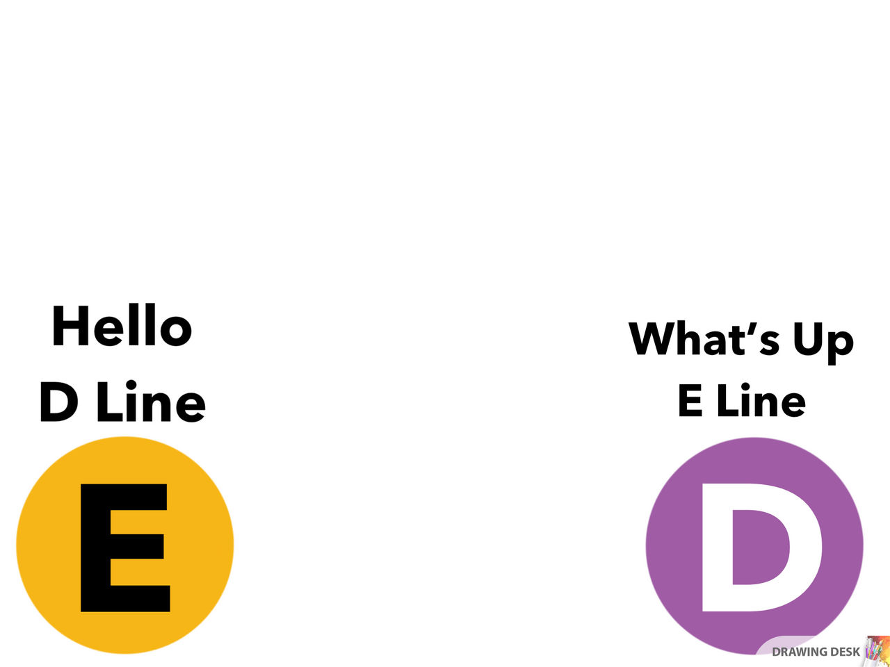 D Line Example E Line Meets D Line by RGBMetro on DeviantArt