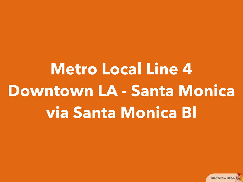 Metro Local Line 4 by RGBMetro on DeviantArt