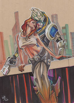 Garrus and Teandra