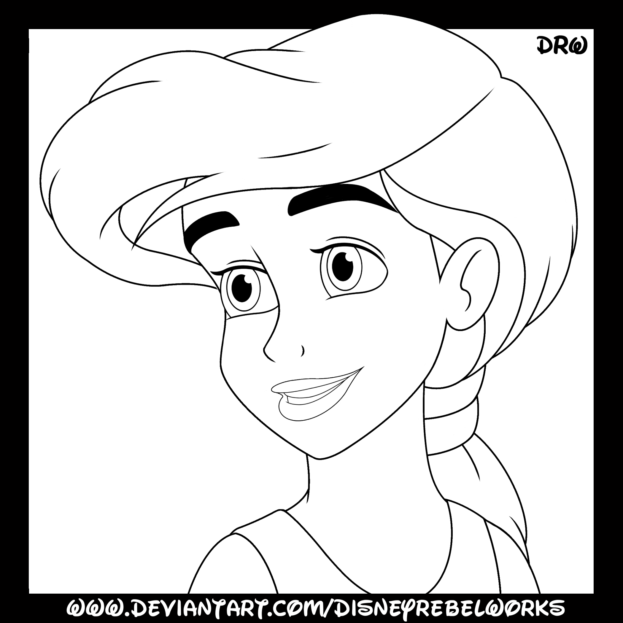 Little Mermaid Melody Coloring Pages
