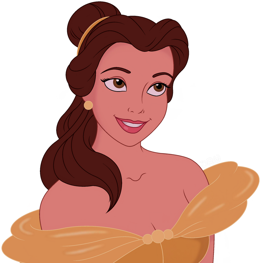 Ballgown Belle Portrait Cel by DisneyRebelWorks on DeviantArt