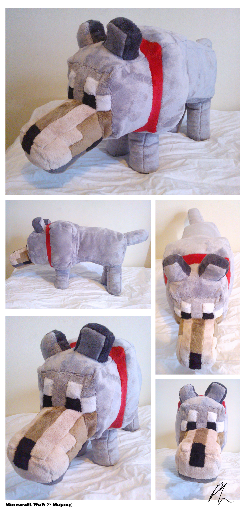 Minecraft Wolf Plush