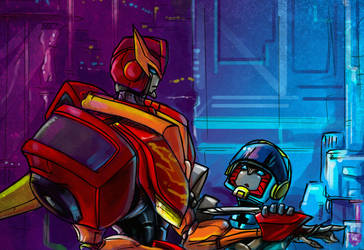 TFA Rodimus and Hot Shot