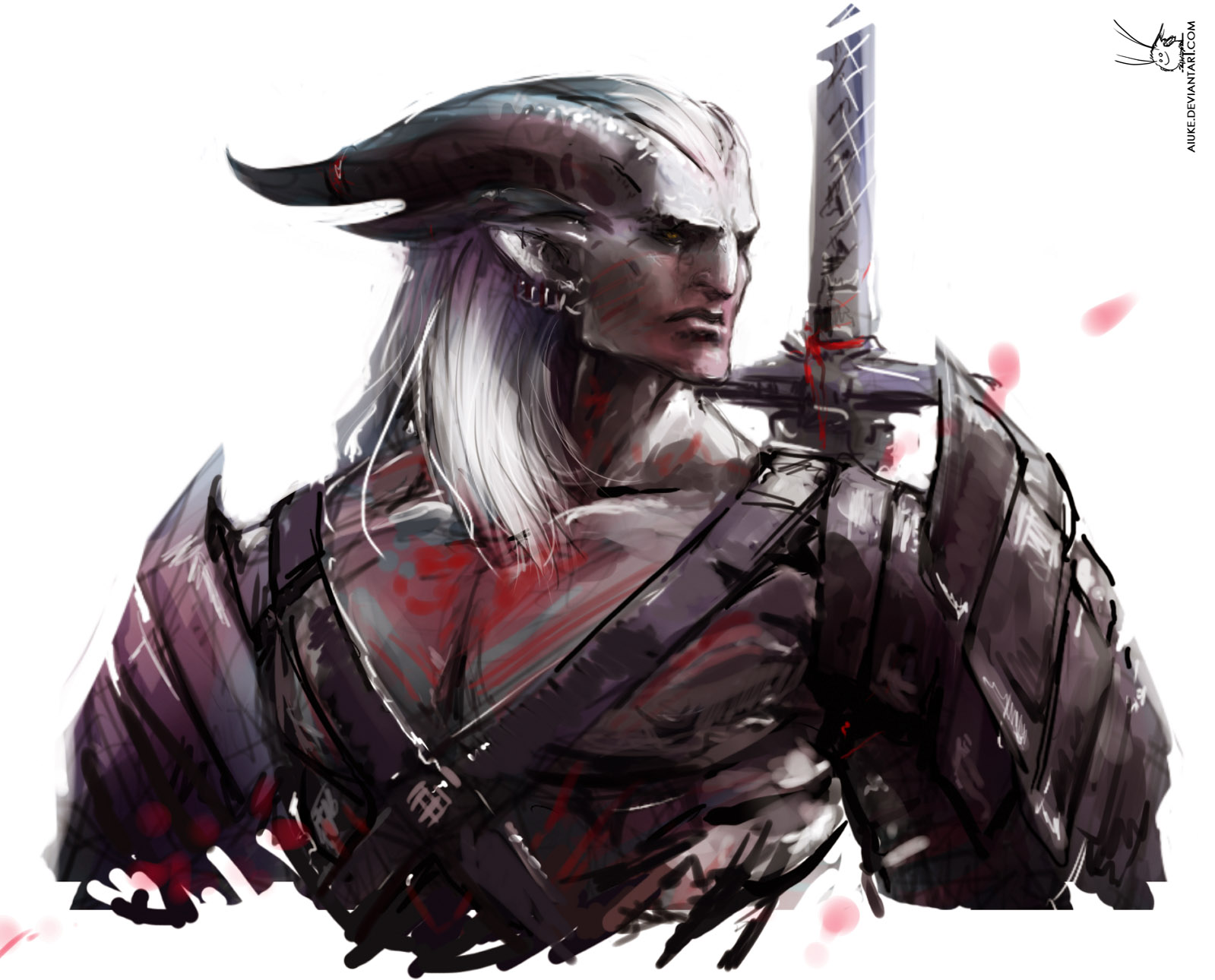 Tiefling Fighter Portrait at Pathfinder: Kingmaker Nexus - Mods and  Community