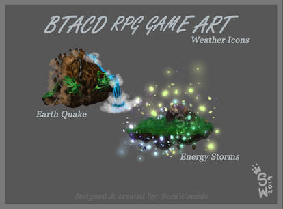 Weather Icons || Commission || Game Art