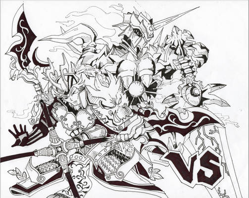 Lu Bu Vs Nightmare Ink