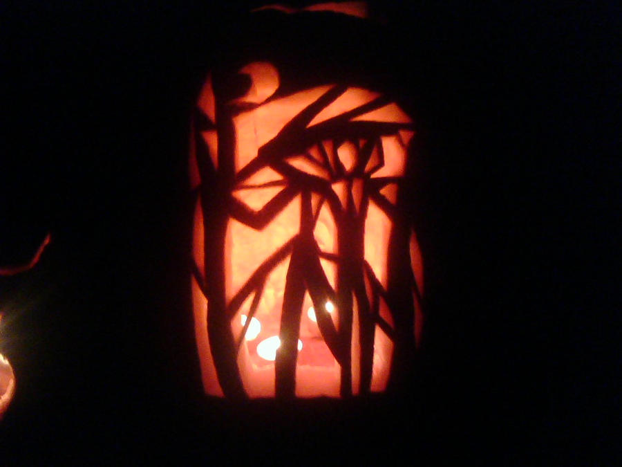 Slender Man Pumpkin