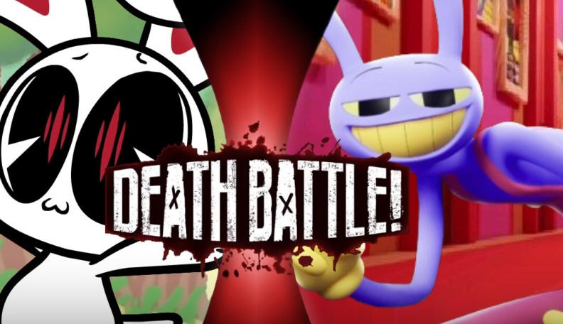 Jax the rabbit Vs Iscream the rabbit by dfgyuuuiii on DeviantArt