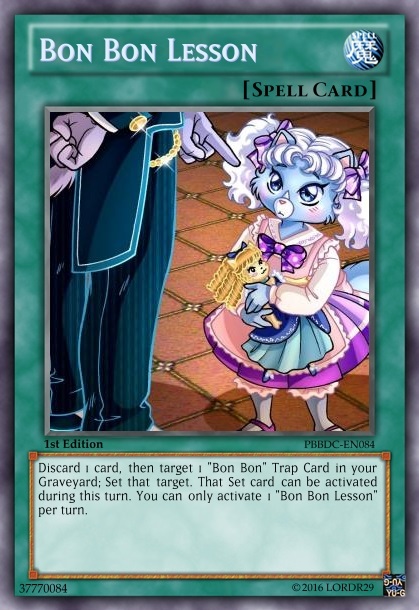 Bon Bon Lesson (Pleasure Bon Bon) Yu-Gi-Oh! Card