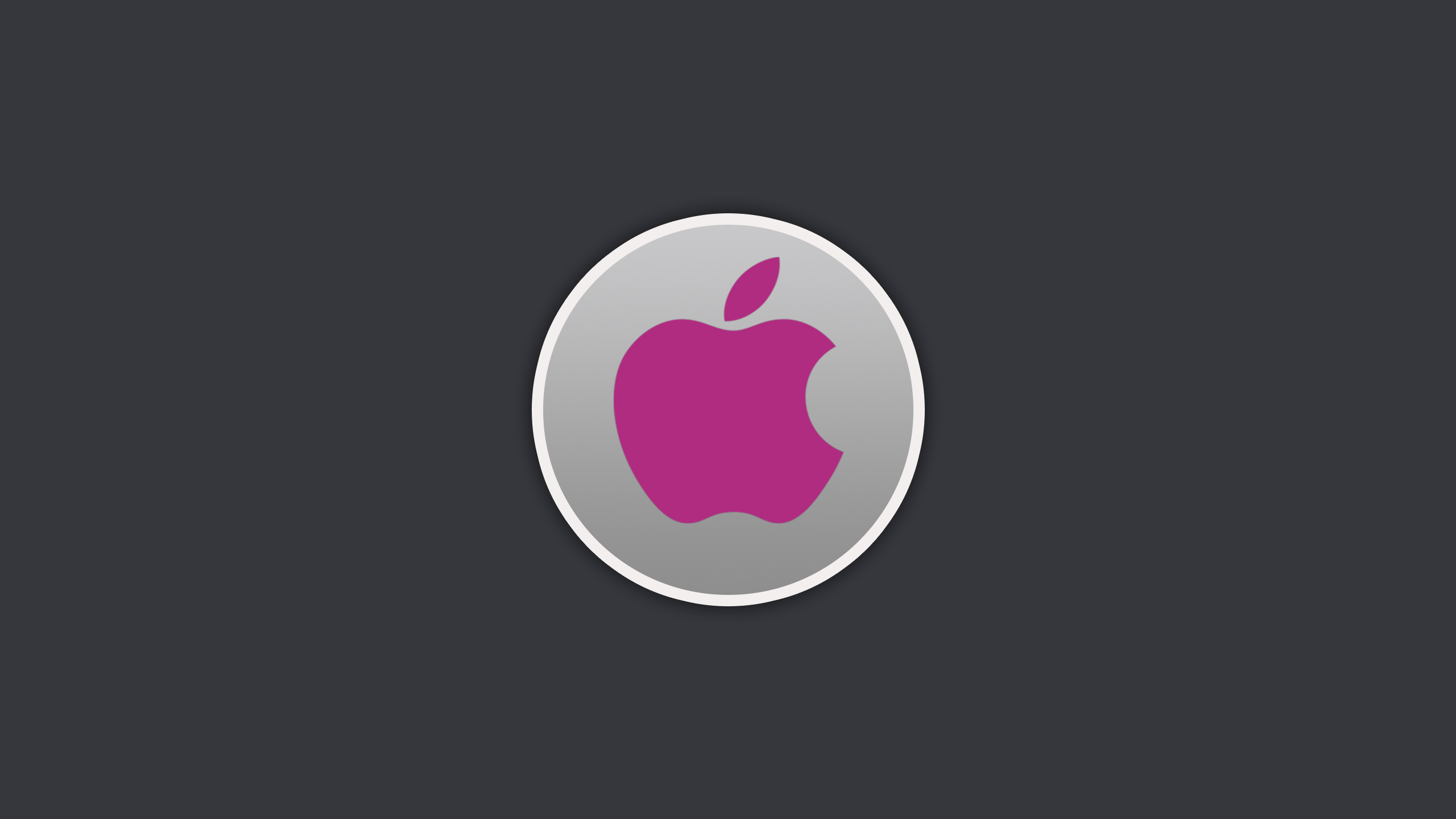 Apple Circle Wallpaper Violet