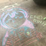 Chalk drawing 