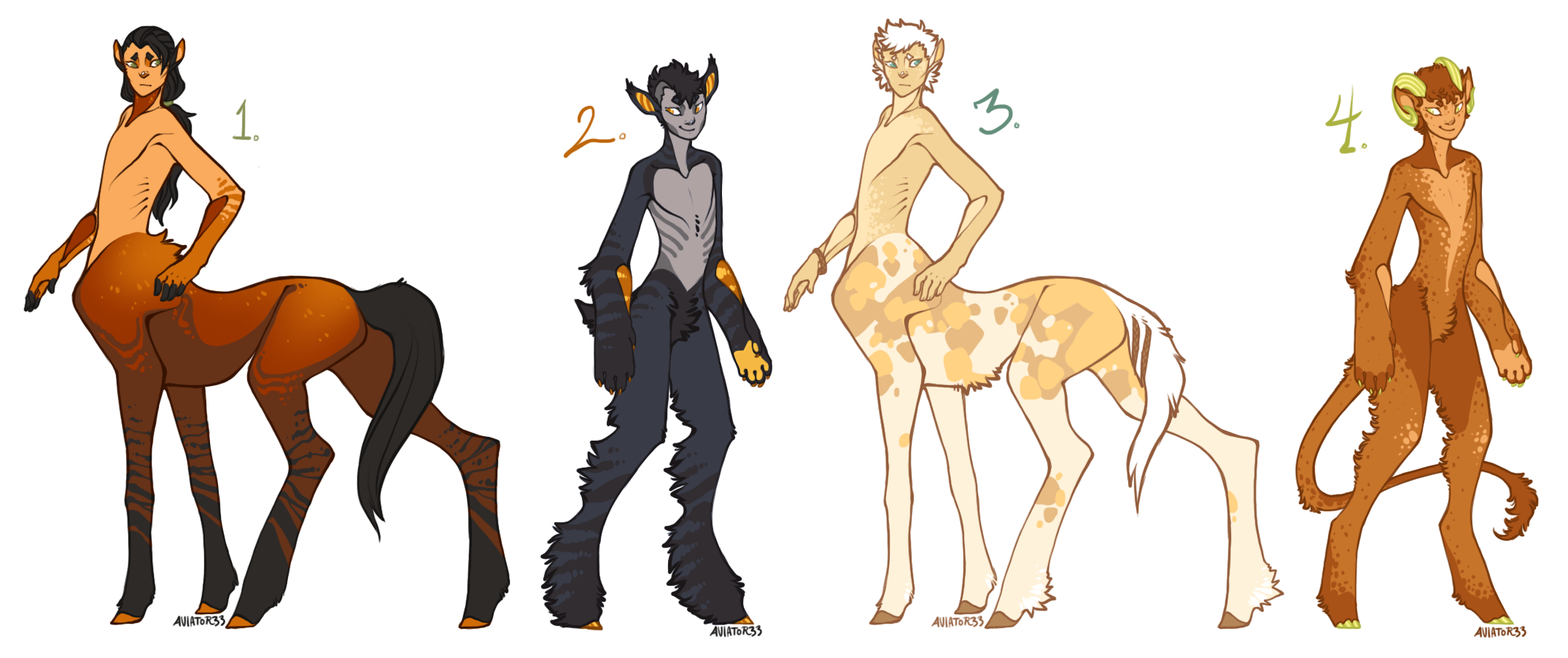 Centaur And Faun Adopts Set 2 OWNERS PICKED