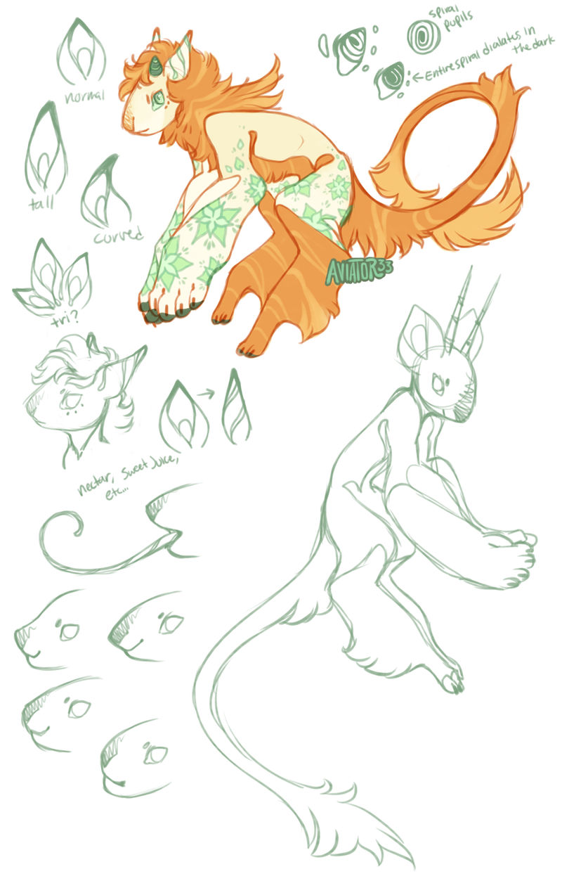 Flower Species Doodle