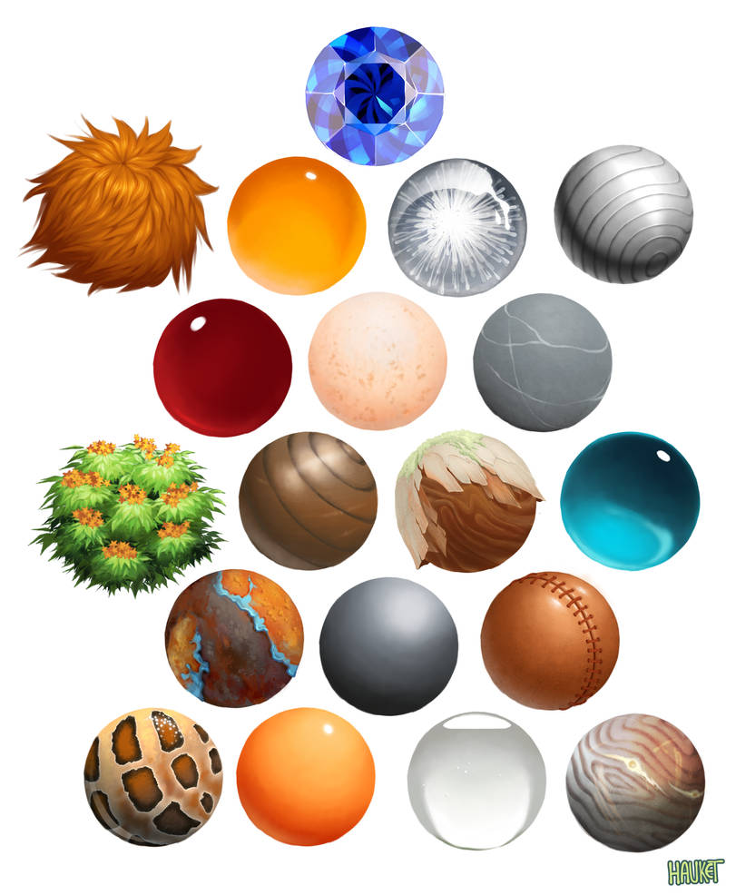 Material Spheres by Hauket on DeviantArt