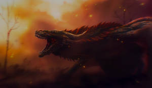 Drogon - Game of Thrones Fanart