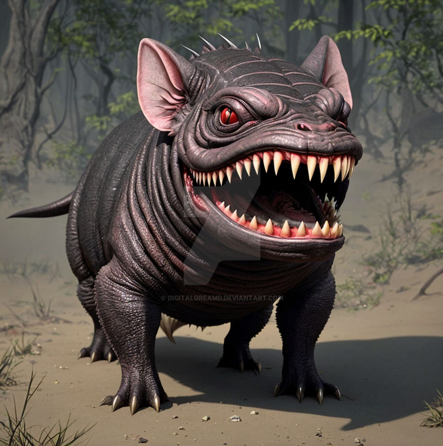 cute mutant pig by DigitalDreamD on DeviantArt