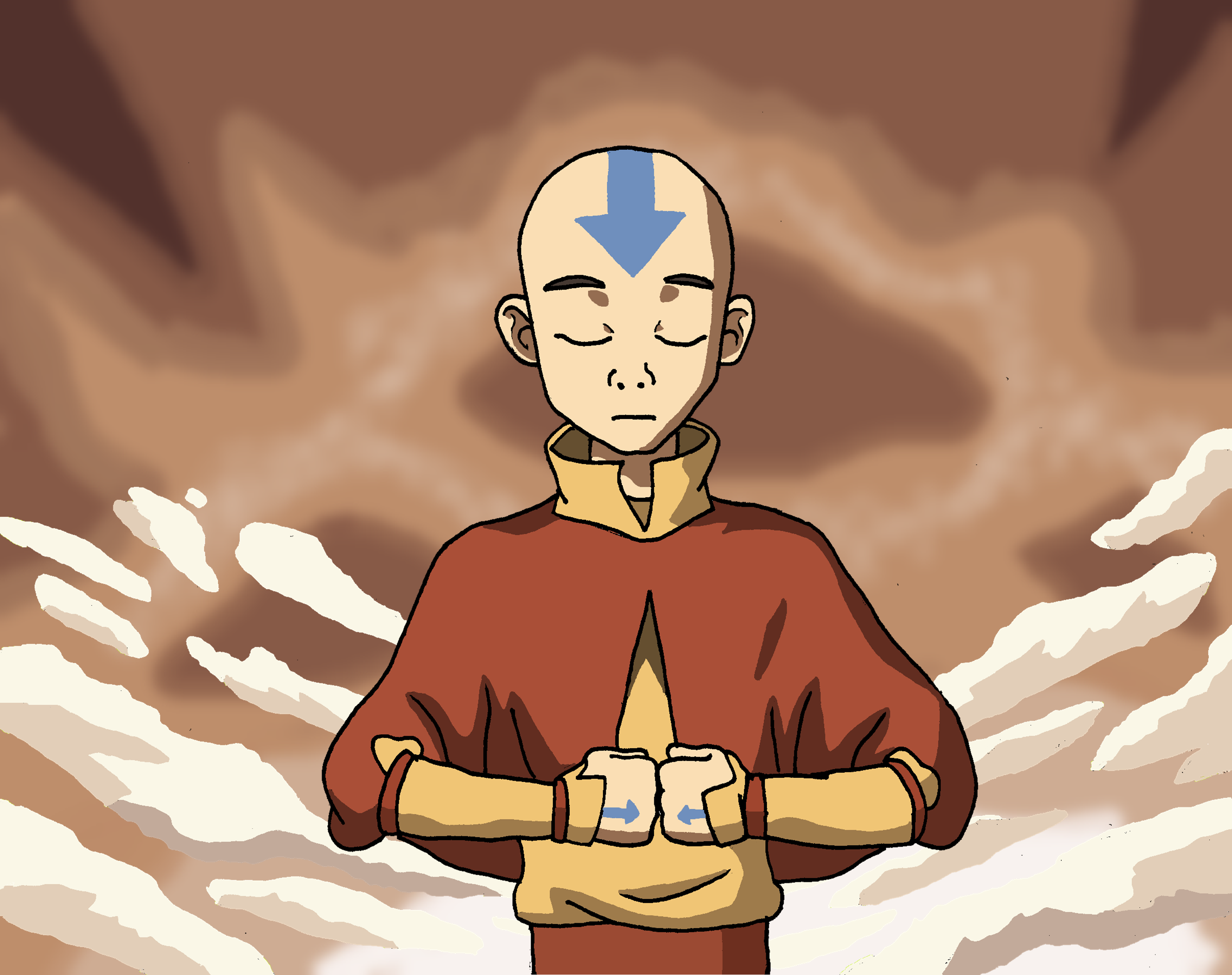 Avatar Aang - Meditation