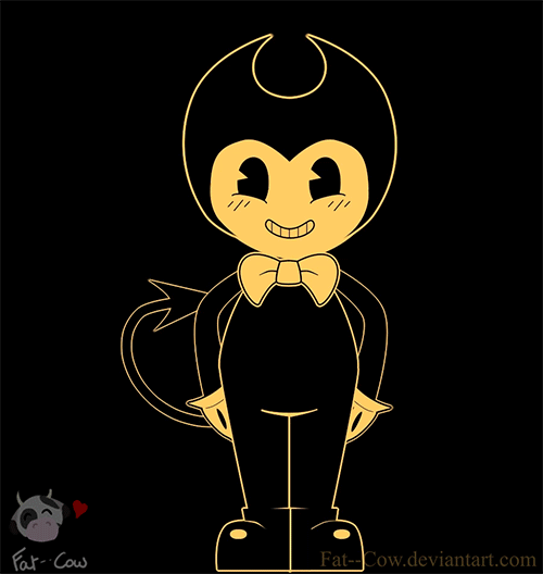 Fat Bendy Ink Machine Bendy and the ink machine by Fat--Cow on DeviantArt