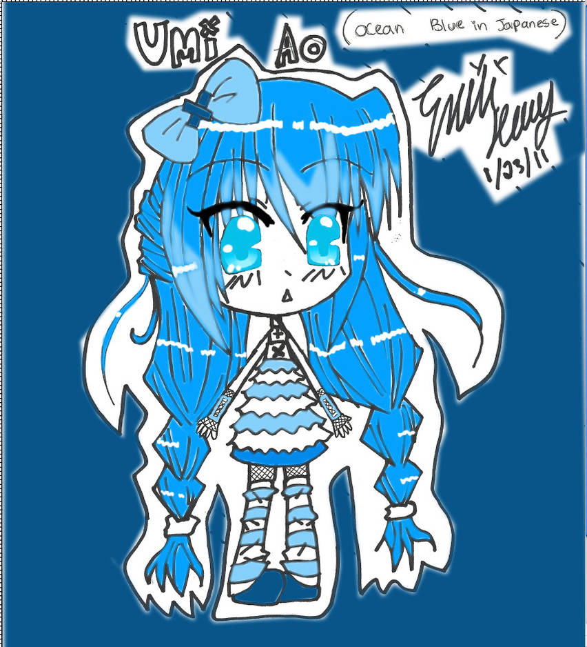 Blue Flash Oc shades of blue OC entry 1 by misa66 on DeviantArt