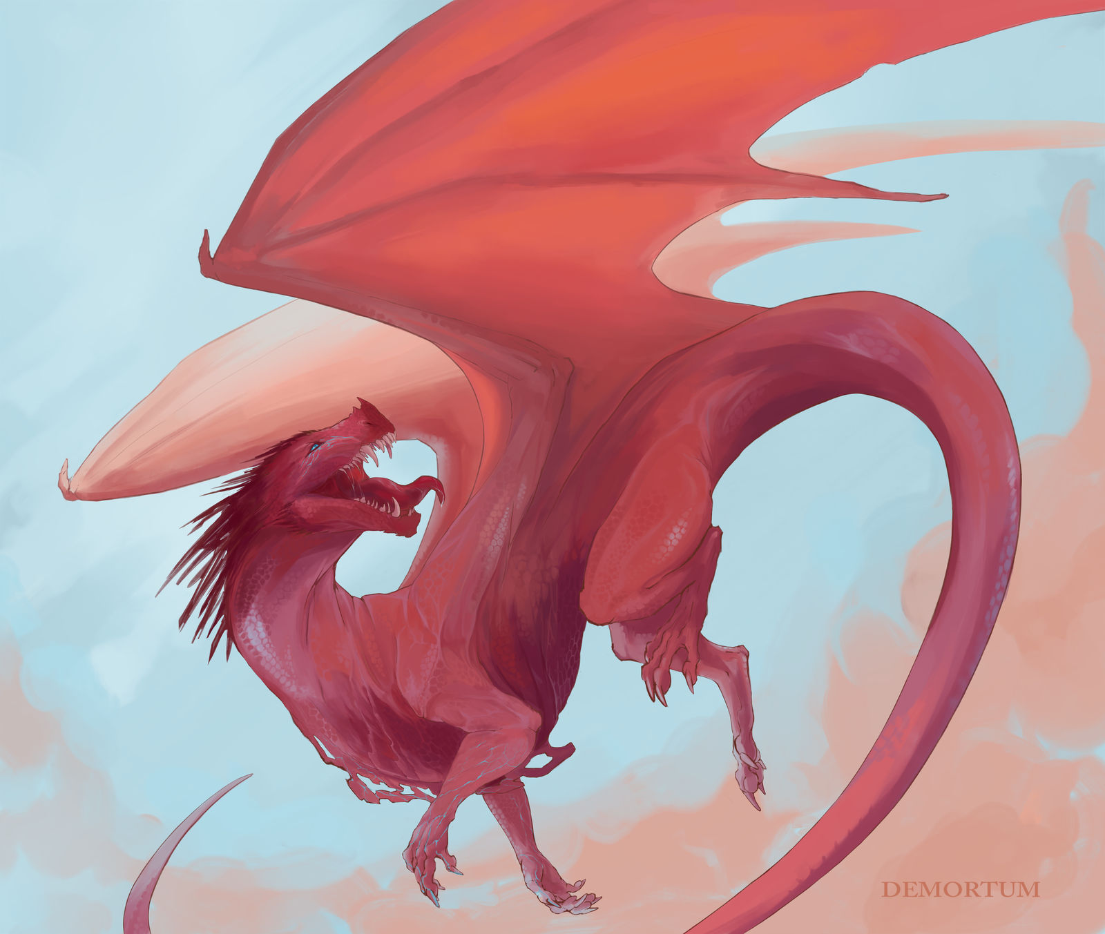 Desert dragon #2 by Demortum
