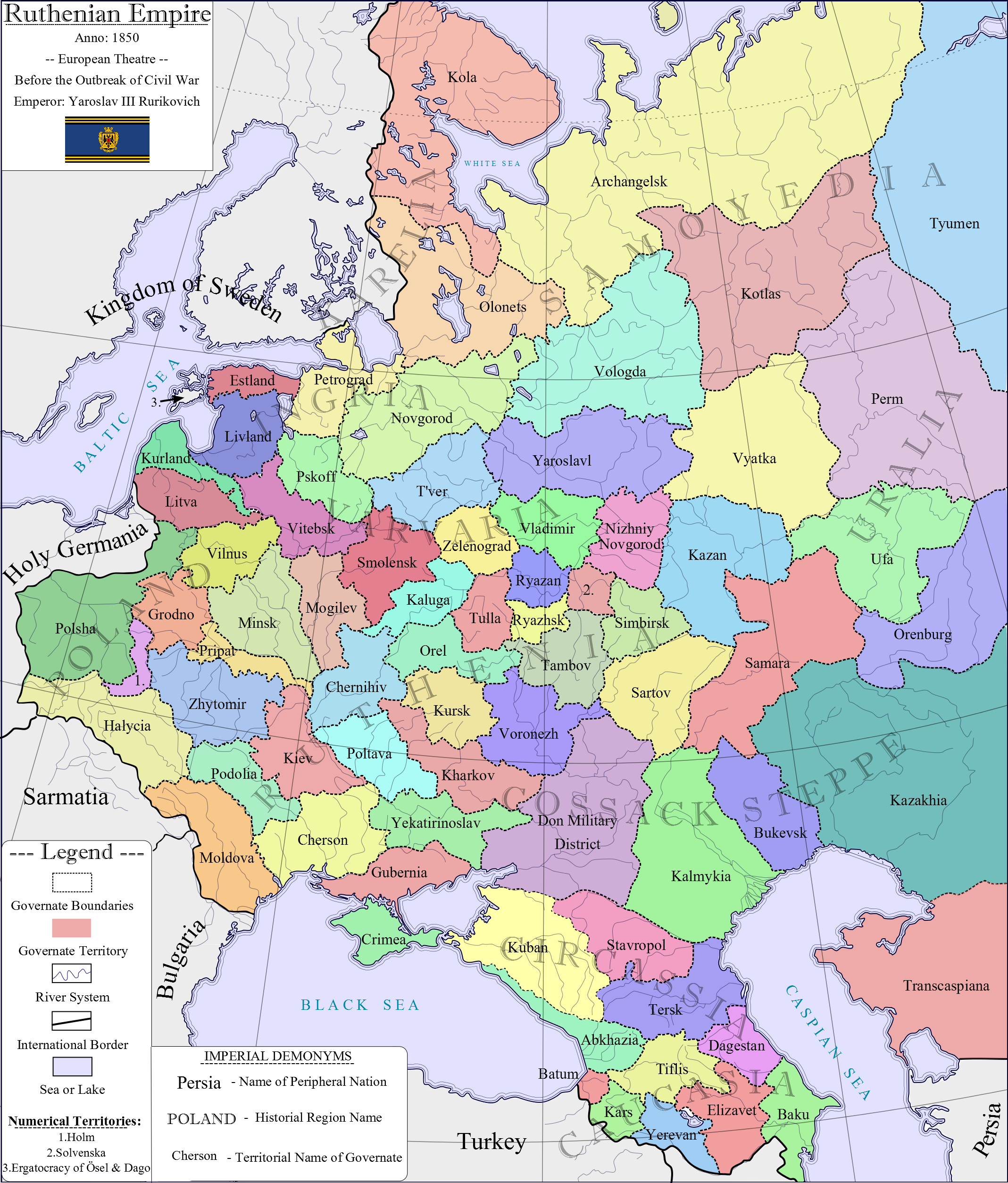Ruthenian Empire: Before the Civil War by zalezsky on DeviantArt