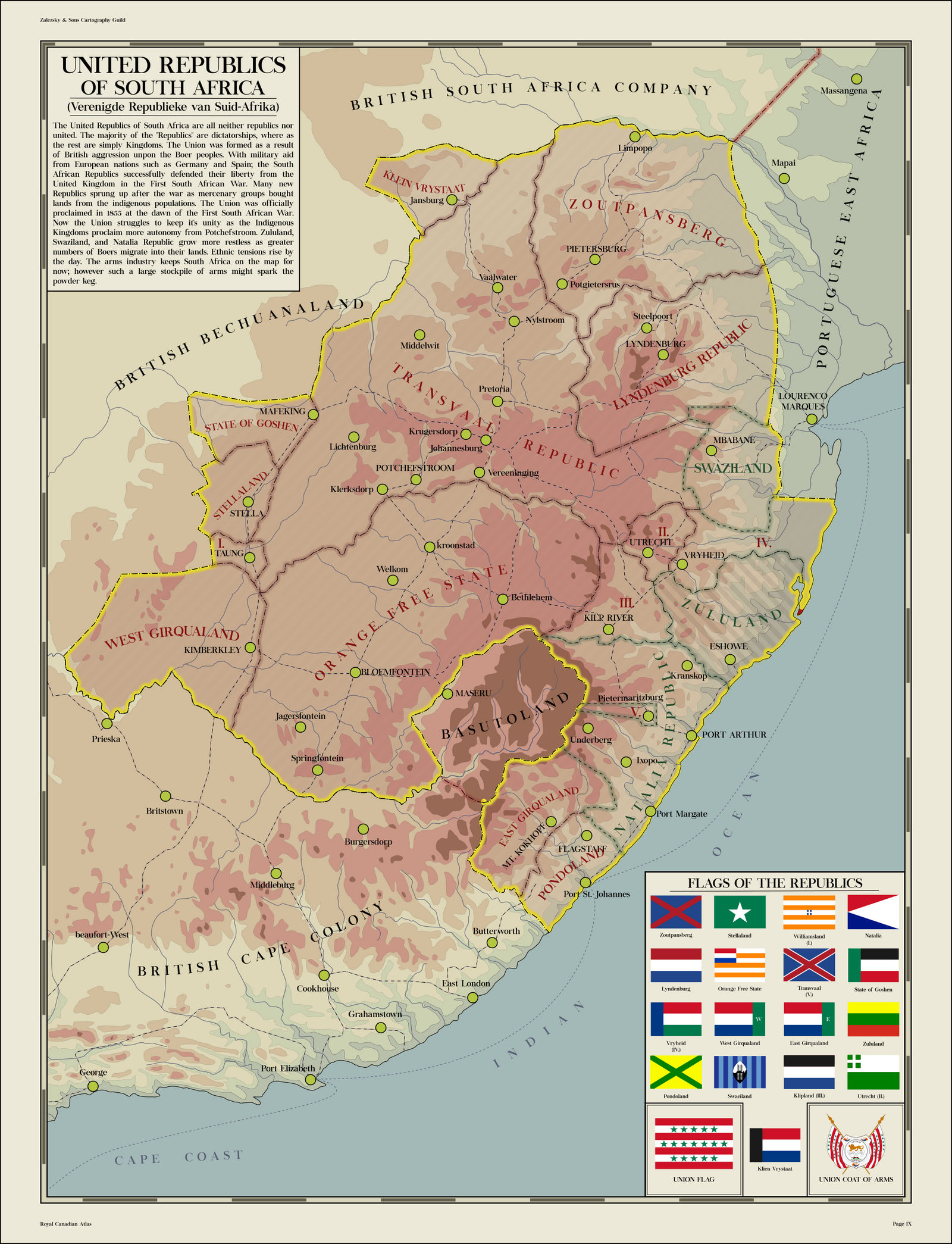 United Republics of South Africa by zalezsky