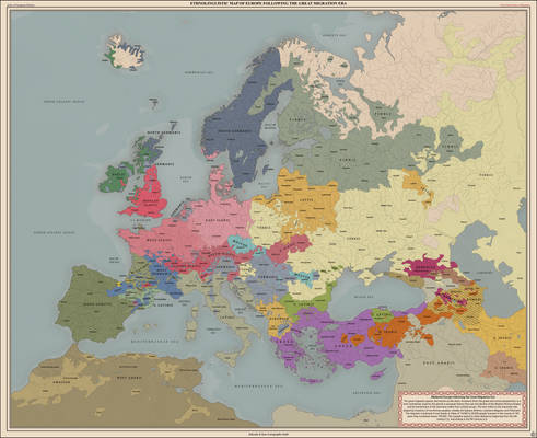 Ethnolinguistic Map of Europe