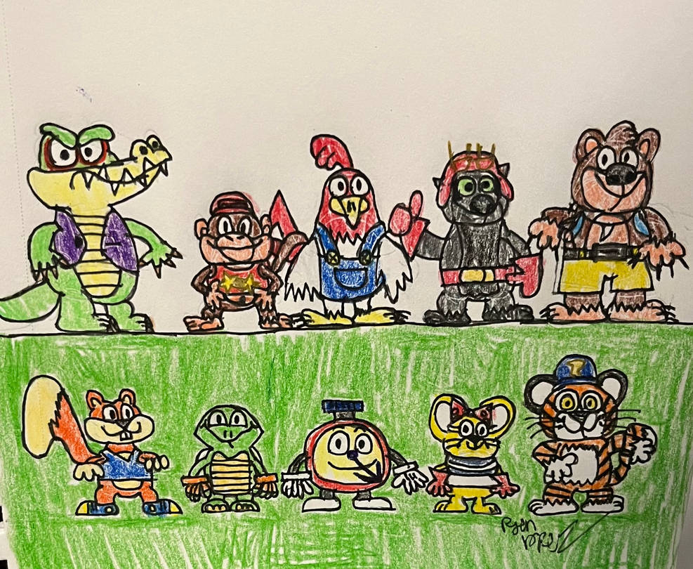 Diddy Kong racing roster by FirstBuster1999 on DeviantArt