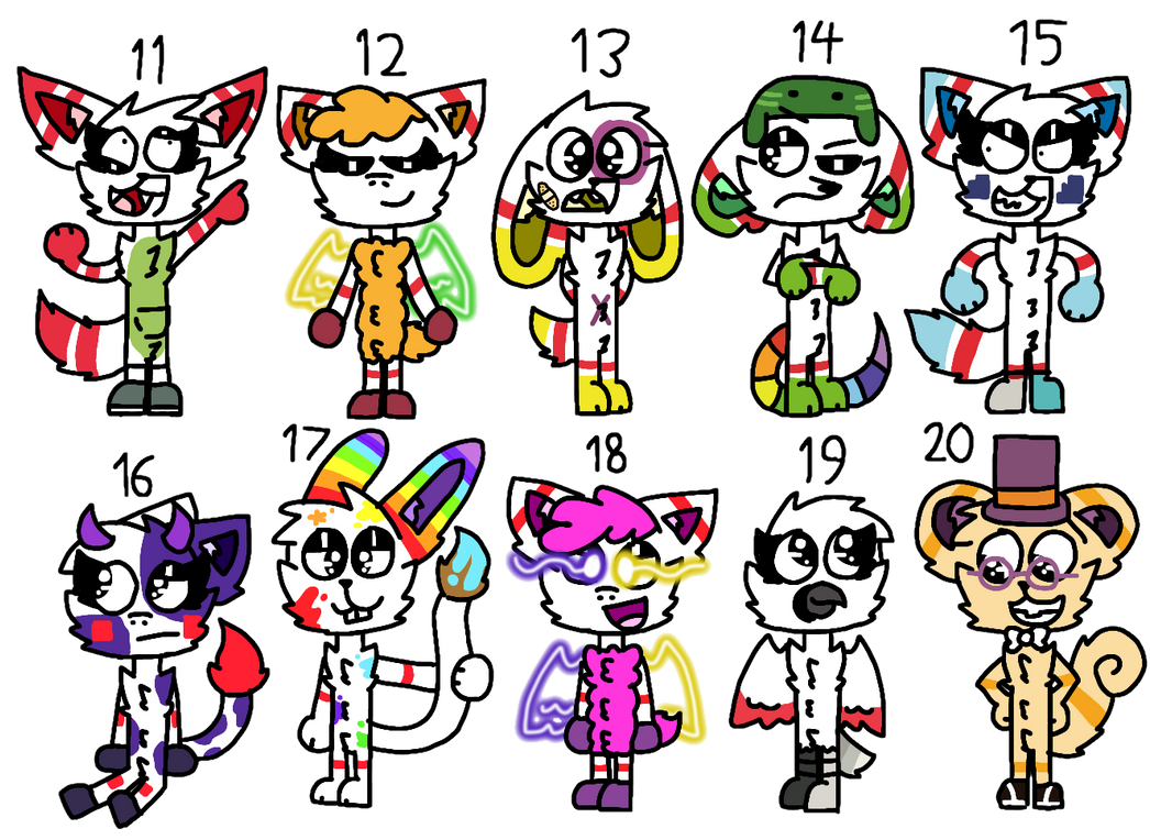 Numbeblocks Animals Numberblocks as animals part 2 (REPOST) by bunnymouseelectro on DeviantArt