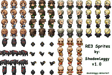 RE3 + Monster Sprites v1.0