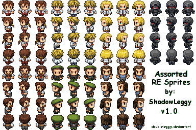 RE Side Character Sprites v1.0